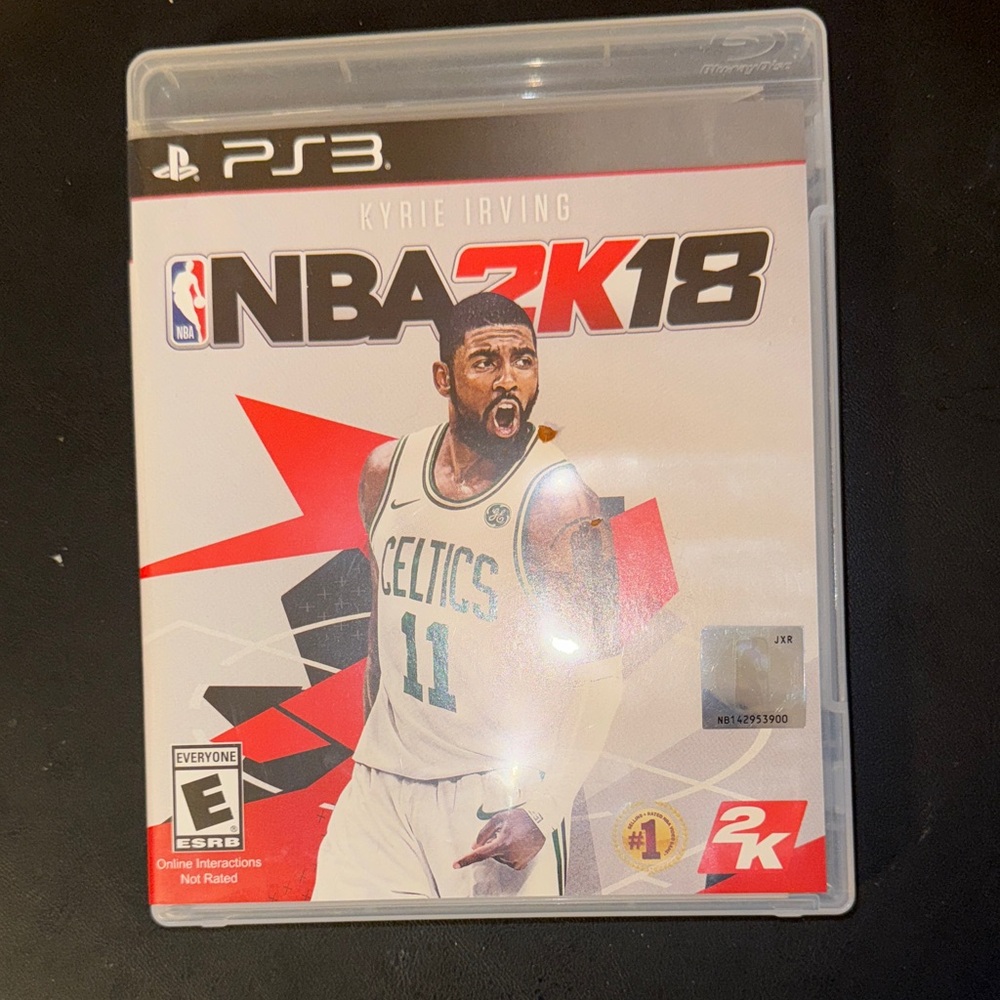 NBA 2K18 for PS3 - Red and White Cover